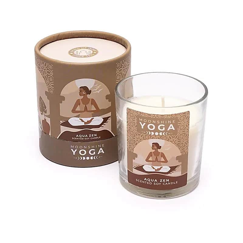 Moonshine Yoga Sojawachskerze Aqua Zen