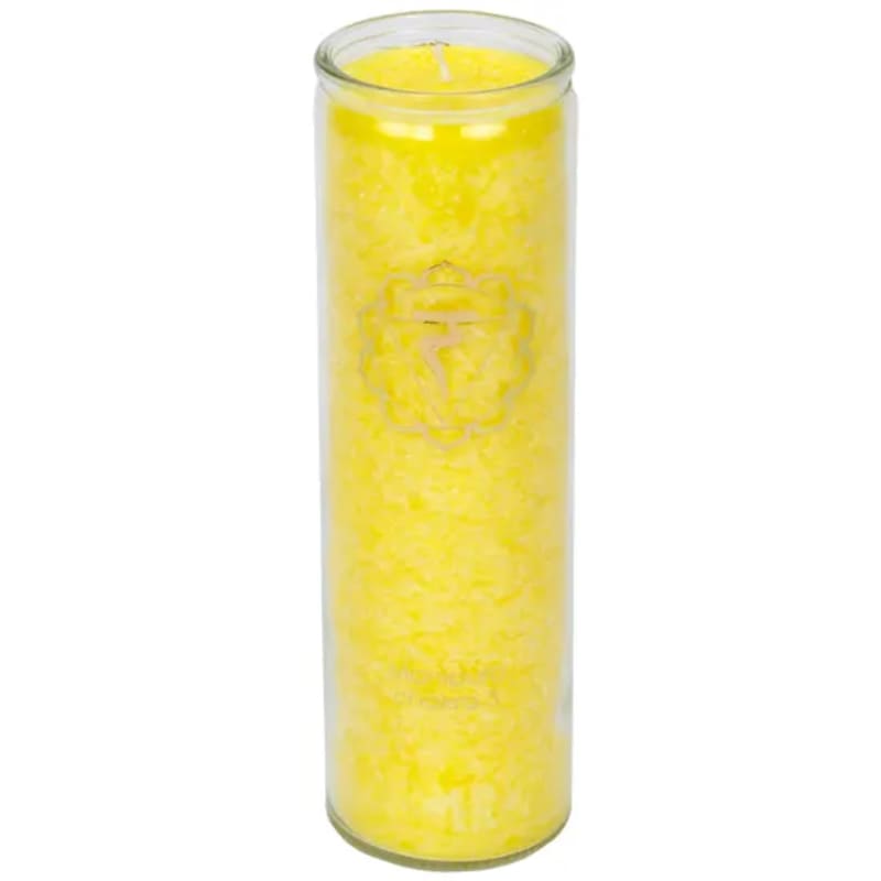 Gelbe Chakra Kerze